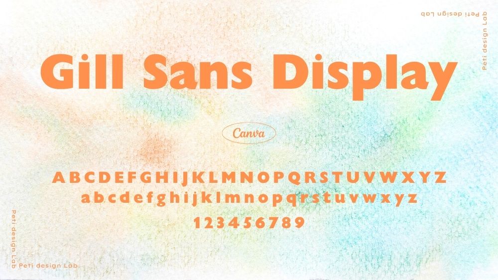 Gill Sans Display